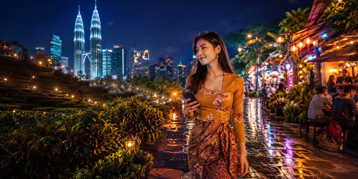 Pengguna Kuala Lumpur menggunakan telefon pintar untuk tonton perlawanan langsung dan bertaruh