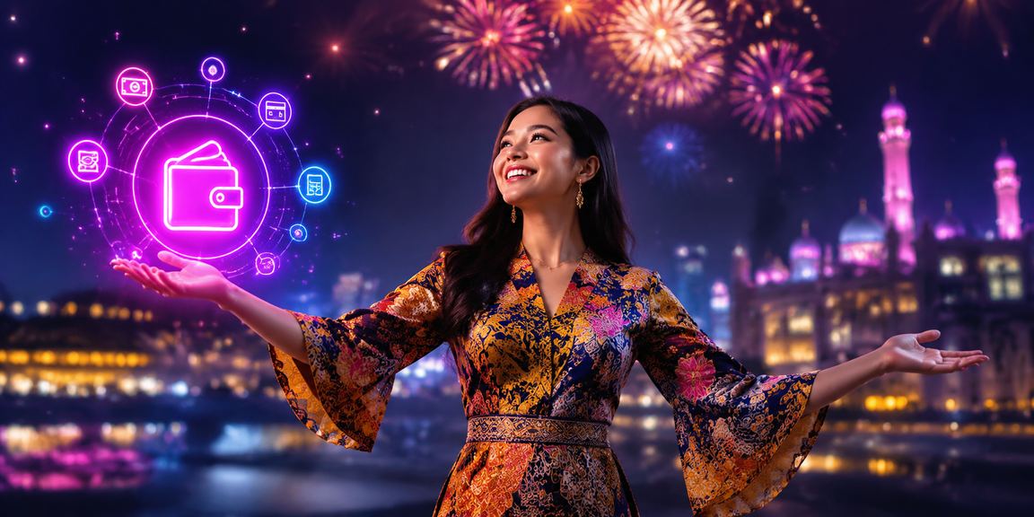 Antara muka deposit dalam talian dengan motif batik Seremban mencerminkan pengalaman tempatan